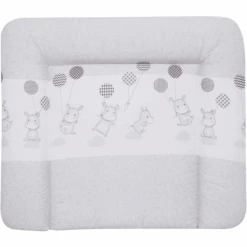 Alvi Materassino Per Fasciatoio Molly, Hippo Silver 75 X 85 Cm
