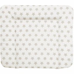 Alvi Materassino Per Fasciatoio Wiko Molly Stelle Bianco/beige 75 X 85 Cm