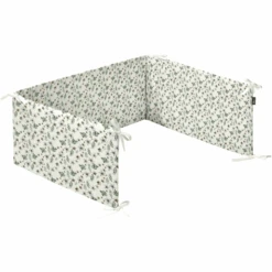 Alvi ® Set Letto 4 Pezzi Petit Fleurs Verde/bianco 100 X 135 Cm -Negozio Di Mobili Per Camerette alvi set letto 4 pezzi petit fleurs verde bianco 100 x 135 cm a387535 4