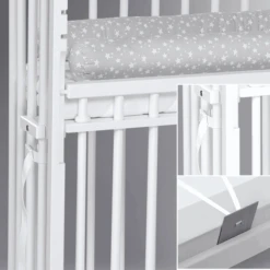 Babybay Boxspring Comfort Plus Lettino Co-sleeping Con Materasso In Cotone Classico Morbido. Bianco -Negozio Di Mobili Per Camerette babybay boxspring comfort plus lettino co sleeping con materasso in cotone classico morbido bianco a415133 3