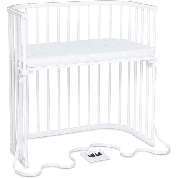Babybay Boxspring Lettino Co-sleeping Con Materasso In Cotone Classico Morbido, Bianco 3 Babybay Boxspring Lettino Co-sleeping Con Materasso In Cotone Classico Morbido, Bianco
