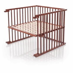 Babybay ® Kit Di Conversione Per Lettino Adatto Ai Modelli Maxi E Boxspring, Finitura Laccata Marrone Scuro