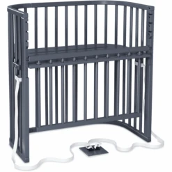 Babybay Lettino Co-sleeping Boxspring Comfort Plus, Grigio Ardesia Laccato