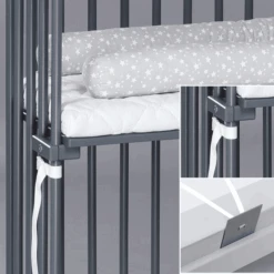 Babybay Lettino Co-sleeping Boxspring, Grigio Ardesia 11 Babybay Lettino Co-sleeping Boxspring, Grigio Ardesia -Negozio Di Mobili Per Camerette babybay lettino co sleeping boxspring grigio ardesia a212347 4