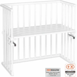 Babybay Midi Lettino Co-sleeping Con Materasso In Cotone Classico Morbido, Bianco -Negozio Di Mobili Per Camerette babybay midi lettino co sleeping con materasso in cotone classico morbido bianco a415126 4
