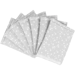 Babybay ® Nestchen Ultra Fresh Piqué Adatto Al Modello Maxi, Boxspring, Comfort , Midi E Comfort Plus, Grigio Perla Stelle Bianche -Negozio Di Mobili Per Camerette babybay nestchen ultra fresh pique adatto al modello maxi boxspring comfort midi e comfort plus grigio perla stelle bianche a311976 4