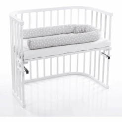 Babybay® Paracolpi A Serpente Piqué Grigio Perla, Pois Bianco -Negozio Di Mobili Per Camerette babybay paracolpi a serpente pique grigio perla pois bianco a288035 4