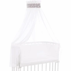 Babybay Velo Baldacchino Stella Tortora, Bianco 200 X 135 Cm 8 Babybay Velo Baldacchino Stella Tortora, Bianco 200 X 135 Cm -Negozio Di Mobili Per Camerette babybay velo baldacchino stella tortora bianco 200 x 135 cm a204519 2