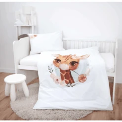 Babybest® Biancheria Da Letto Giraffa 100 X 135 Cm -Negozio Di Mobili Per Camerette babybest biancheria da letto giraffa 100 x 135 cm a360358 3