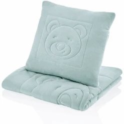 BabyJem Coperta Di Coccole Con Cuscino, Blu -Negozio Di Mobili Per Camerette babyjem coperta di coccole con cuscino blu a375404 2