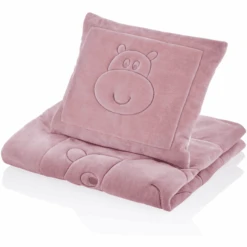 BabyJem Coperta Di Coccole Con Cuscino Rosa -Negozio Di Mobili Per Camerette babyjem coperta di coccole con cuscino rosa a375400 3