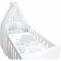 Bebella Vital Set Biancheria Da Letto 4 Pezzi, Lunafant Blu -Negozio Di Mobili Per Camerette bebella vital set biancheria da letto 4 pezzi lunafant blu a260855 2