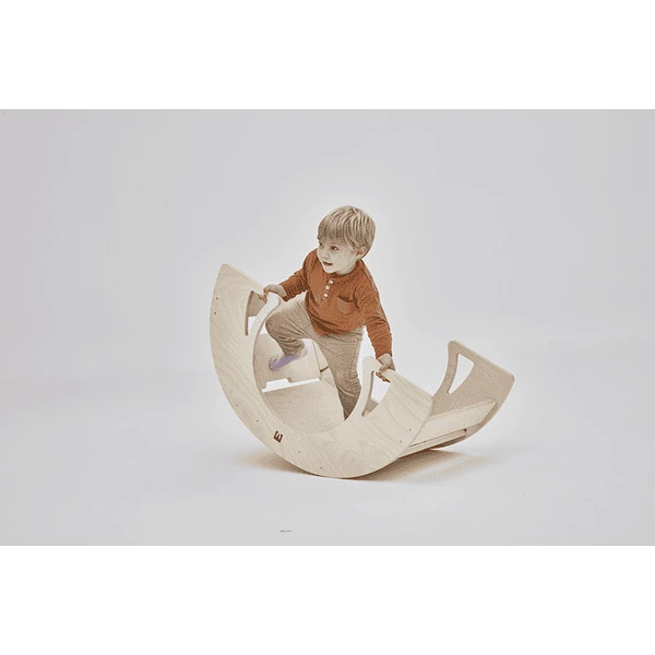 Bianconiglio Kids ® Tavolo A Dondolo DONDO Multifunzionale Naturale Non Verniciato 4 Bianconiglio Kids ® Tavolo A Dondolo DONDO Multifunzionale Naturale Non Verniciato - immagine 2