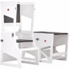Bianconiglio Kids® Torre Di Apprendimento Montessoriana Transformer R Con Lavagna, Bianco Opaco -Negozio Di Mobili Per Camerette bianconiglio kids torre di apprendimento montessoriana transformer r con lavagna bianco opaco a408850