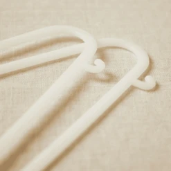 BIECO Appendini In Plastica 8 Pezzi Bianco Perlato -Negozio Di Mobili Per Camerette bieco appendini in plastica 8 pezzi bianco perlato a026847 3