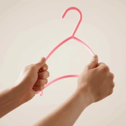 BIECO Appendini In Plastica 8 Pezzi Rosa -Negozio Di Mobili Per Camerette bieco appendini in plastica 8 pezzi rosa a050612 3