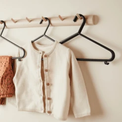 BIECO Set Appendiabiti 8 Pezzi Nero -Negozio Di Mobili Per Camerette bieco set appendiabiti 8 pezzi nero a164218 4