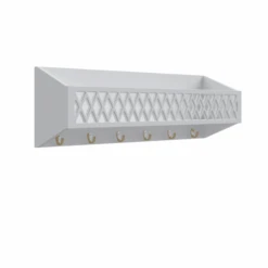 Cam Cam Copenhagen Cam Cam® COPENHAGEN Mensola Harlequin Con Ganci, Grigio -Negozio Di Mobili Per Camerette cam cam copenhagen mensola harlequin con ganci grigio a370712 3