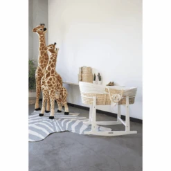 CHILDHOME Culla In Foglia Di Mais Incl. Materasso E Rivestimento, Bianco -Negozio Di Mobili Per Camerette childhome culla in foglia di mais incl materasso e rivestimento bianco a311017 4