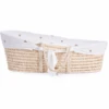 CHILDHOME Culla In Foglia Di Mais Incl. Materasso E Rivestimento, Heart -Negozio Di Mobili Per Camerette childhome culla in foglia di mais incl materasso e rivestimento heart a311011