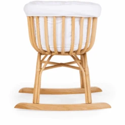CHILDHOME Culla In Rattan Con Rivestimentoin Jersey, Materasso E Paracolpi -Negozio Di Mobili Per Camerette childhome culla in rattan con rivestimentoin jersey materasso e paracolpi a326038 2