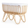 CHILDHOME Culla In Rattan Rettangolare Con Paracolpi E Materasso -Negozio Di Mobili Per Camerette childhome culla in rattan rettangolare con paracolpi e materasso a310859