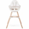 CHILDHOME Seggiolone Evolu ONE.80° Legno Naturale/ Bianco 2 In 1 + Ring -Negozio Di Mobili Per Camerette childhome seggiolone evolu one 80 legno naturale bianco 2 in 1 ring a258827
