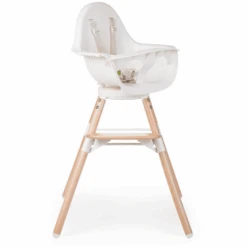 CHILDHOME Seggiolone Evolu ONE.80° Legno Naturale/ Bianco 2 In 1 + Ring -Negozio Di Mobili Per Camerette childhome seggiolone evolu one 80 legno naturale bianco 2 in 1 ring a258827 2