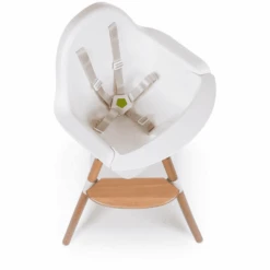 CHILDHOME Seggiolone Evolu ONE.80° Legno Naturale/ Bianco 2 In 1 + Ring -Negozio Di Mobili Per Camerette childhome seggiolone evolu one 80 legno naturale bianco 2 in 1 ring a258827 3