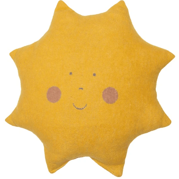 DAVID FUSSENEGGER Cuscino Sole, Senape 6 DAVID FUSSENEGGER Cuscino Sole, Senape - immagine 4