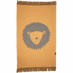 DAVID FUSSENEGGER Tappeto Leone Con Frange 70 X 120 Cm