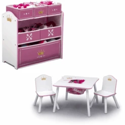 Delta Children Organizzatore Per Giocattoli Princess Crown -Negozio Di Mobili Per Camerette delta children organizzatore per giocattoli princess crown a332540 3
