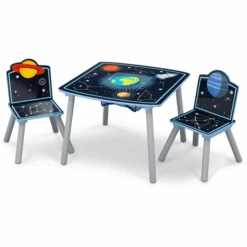 Delta Children Set Tavolo-contenitore E Sedie, Space Adventures