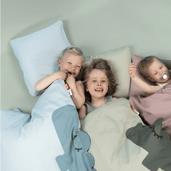 Done By Deer ™ Set Di Biancheria Da Letto Junior Sleepy 100 X 140 Cm Croco Blue 6 Done By Deer ™ Set Di Biancheria Da Letto Junior Sleepy 100 X 140 Cm Croco Blue - immagine 4