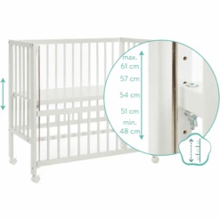 FILLIKID Lettino Co-sleeping Cocon, Bianco -Negozio Di Mobili Per Camerette fillikid lettino co sleeping cocon bianco a041003 4