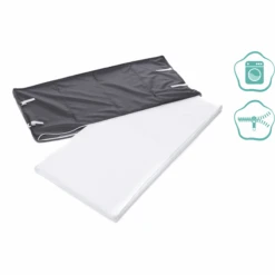 Fillikid Lettino Da Viaggio "Parigi" Con Materasso Comfort, Grigio Chiaro Melange -Negozio Di Mobili Per Camerette fillikid lettino da viaggio parigi con materasso comfort grigio chiaro melange a299314 4