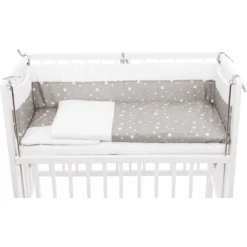 Fillikid Set Biancheria Per Letto Cocon Stelle Grigio
