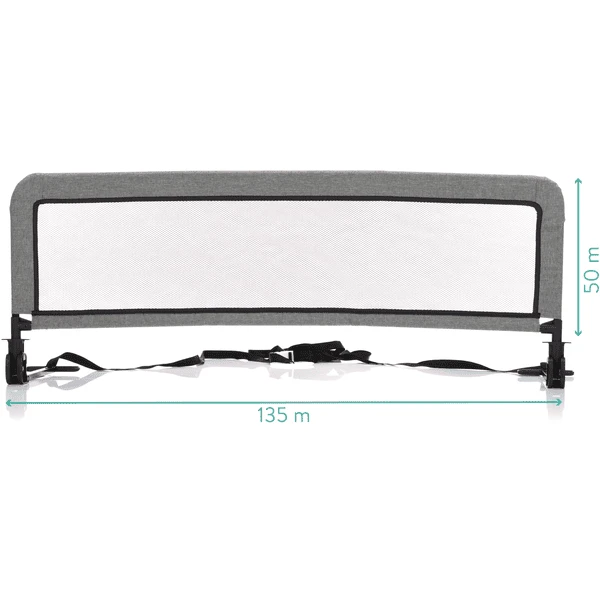 Fillikid Sponda Di Protezione 135 Cm Per Letti Standard O Letti Contenitori, Grigio Scuro Melange 5 Fillikid Sponda Di Protezione 135 Cm Per Letti Standard O Letti Contenitori, Grigio Scuro Melange - immagine 3