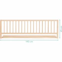 Fillikid Sponda Di Protezione Lilly 140 X 45 Cm, Legno -Negozio Di Mobili Per Camerette fillikid sponda di protezione lilly 140 x 45 cm legno a349517 4