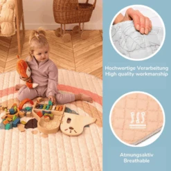 Hakuna Matte Tappetino Per Gattonare Trapuntato - Boho Rainbow 10 Hakuna Matte Tappetino Per Gattonare Trapuntato - Boho Rainbow -Negozio Di Mobili Per Camerette hakuna matte tappetino per gattonare trapuntato boho rainbow a348218 3