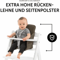 Hauck Cuscino Per Seggiolone Alpha Cosy Select Waffle Piqué Olive -Negozio Di Mobili Per Camerette hauck cuscino per seggiolone alpha cosy select waffle pique olive a371645 4