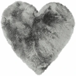 Heitmann Tappeto Da Gioco In Vello Di Agnello, Cuore/grigio -Negozio Di Mobili Per Camerette heitmann tappeto da gioco in vello di agnello cuore grigio a392692 3