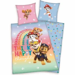 HERDING Biancheria Da Letto Paw Patrol Think Happy 135 X 200 Cm -Negozio Di Mobili Per Camerette herding biancheria da letto paw patrol think happy 135 x 200 cm a384720 2