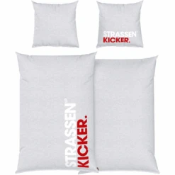 Nuovi Prodotti 19 HERDING Biancheria Da Letto Street Kicker Grigio-rosso 135 X 200 Cm