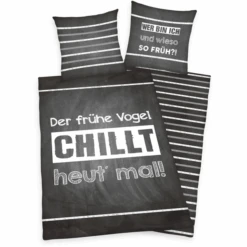 HERDING Detti Sulla Biancheria Da Letto "Chi è Mattiniero..." 135 X 200 Cm -Negozio Di Mobili Per Camerette herding detti sulla biancheria da letto chi e mattiniero 135 x 200 cm a360677 2