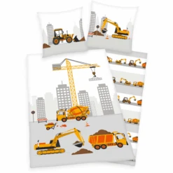 HERDING Lenzuola "Cantiere" 135 X 200 Cm -Negozio Di Mobili Per Camerette herding lenzuola cantiere 135 x 200 cm a360539 2