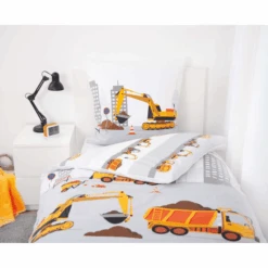 HERDING Lenzuola "Cantiere" 135 X 200 Cm -Negozio Di Mobili Per Camerette herding lenzuola cantiere 135 x 200 cm a360539 3