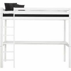 Hoppekids Basic Letto A Soppalco Con Piano Di Lavoro Bianco 90 X 200 Cm -Negozio Di Mobili Per Camerette hoppekids basic letto a soppalco con piano di lavoro bianco 90 x 200 cm a304057 3