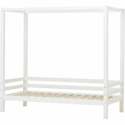 Hoppekids Letto A Baldacchino Basic 90 X 200 Cm Bianco -Negozio Di Mobili Per Camerette hoppekids letto a baldacchino basic 90 x 200 cm bianco a304898 4
