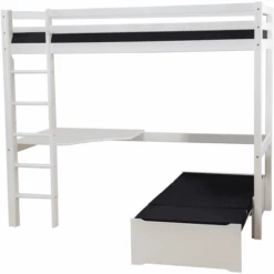 Hoppekids Letto A Soppalco Basic Mega Bianco Con Modulo Lounge E Scrivania Bianc -Negozio Di Mobili Per Camerette hoppekids letto a soppalco basic mega bianco con modulo lounge e scrivania bianc a304881 3
